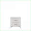 Table de chevet en bois blanc Casilda