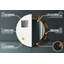 Huldar Glass Flat Wall Mirror
