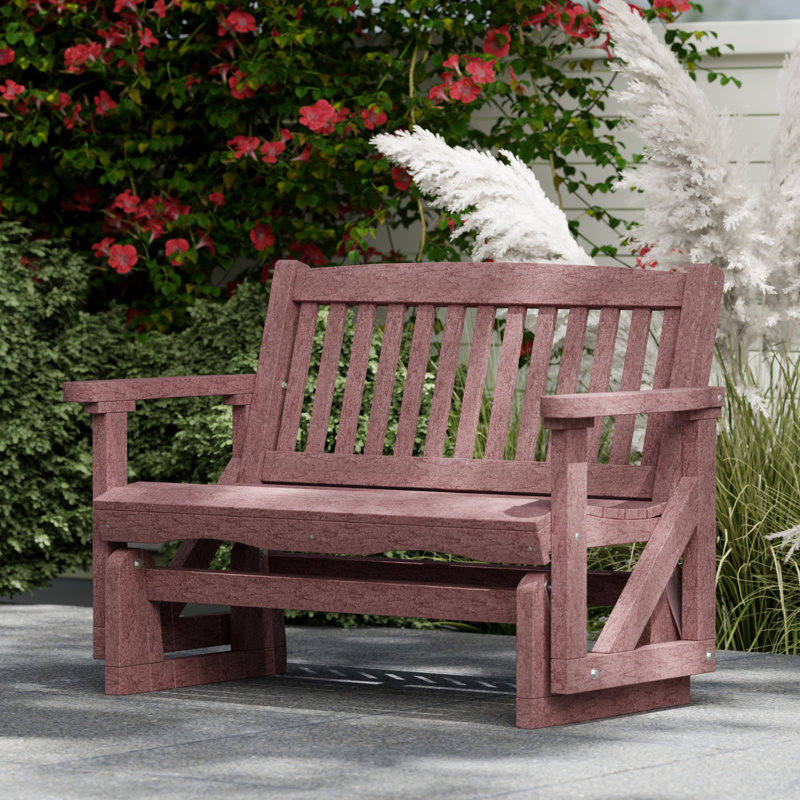 Fauteuil oscillant classique Mission, Bois de cerisier