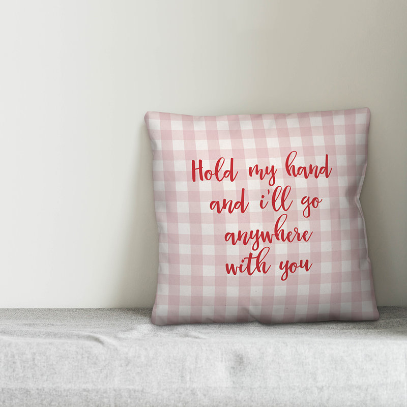 Coussin Hold, Coussin décoratif, Rose / Rouge