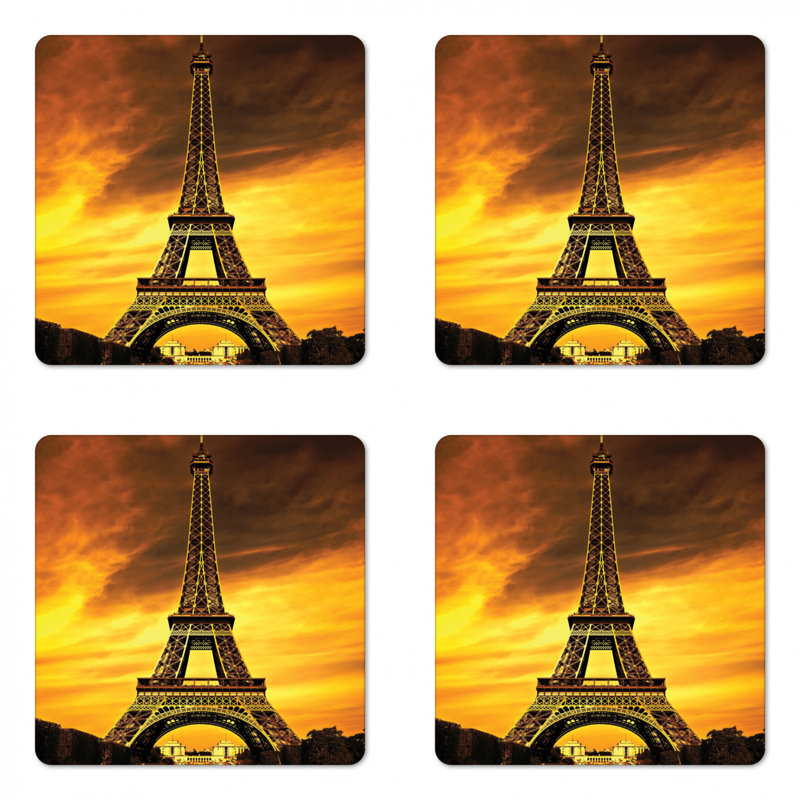 Square 4 Piece Coaster Set