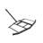 Drag Harrow Tow Behind Drag Harrow Steel Gravel Grader ATV UTV-116369284