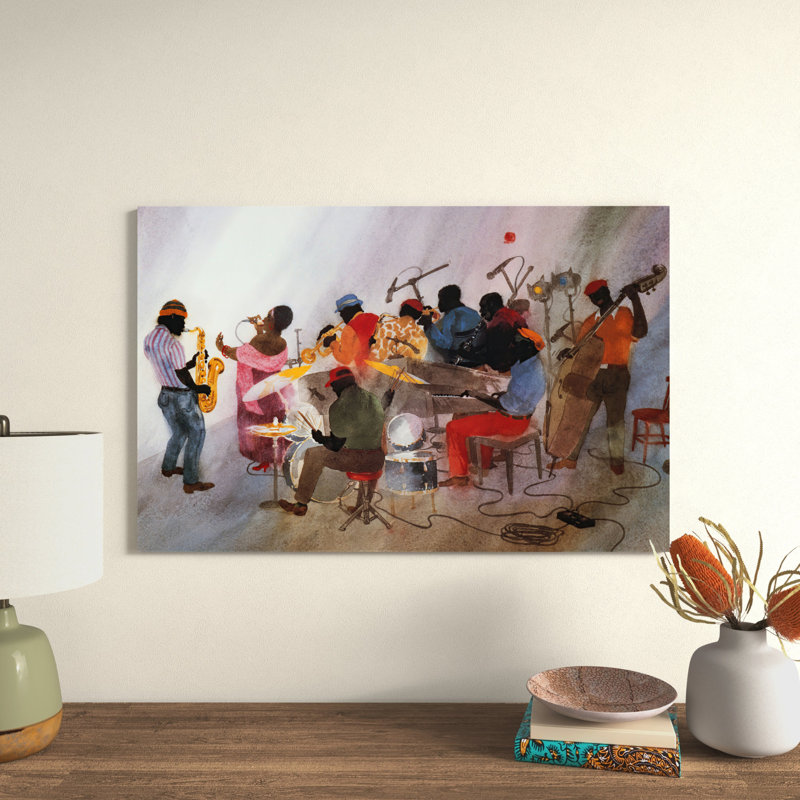 Wild Women Don't Have The Blues by Jim Tanaka - Wrapped Canvas Painting, 101.6 cm H x 66.04 cm W x 1.91 cm D