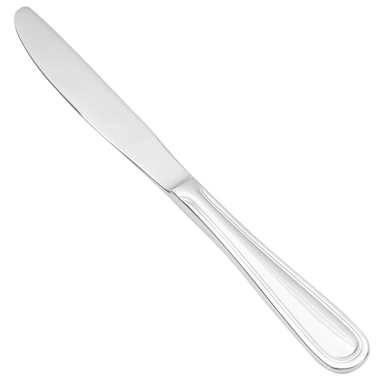 Winco Dots Dinner Knife, 18-0 Stainless Steel, Pack Of 12 Pieces