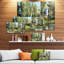 «The River in the Spring Landscape», reproduction sur toile tendue-25538628