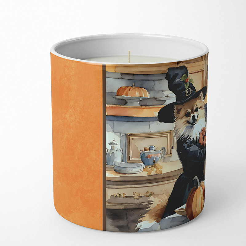 Bougie parfumée Pumpkin Pie avec support en céramique