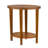 Solid Wood Oval End Table-2146664988