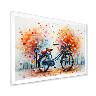 " Bicycle Harmonious Pedals Pointillism IV "