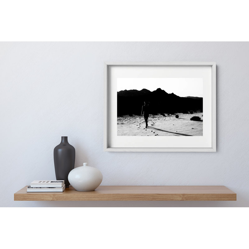 Morricone Print by Joseph Regan, White, 14" H x 16" W x 0.75" D