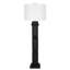 Lampe sur pied noire traditionnelle 67,75 po Ineda