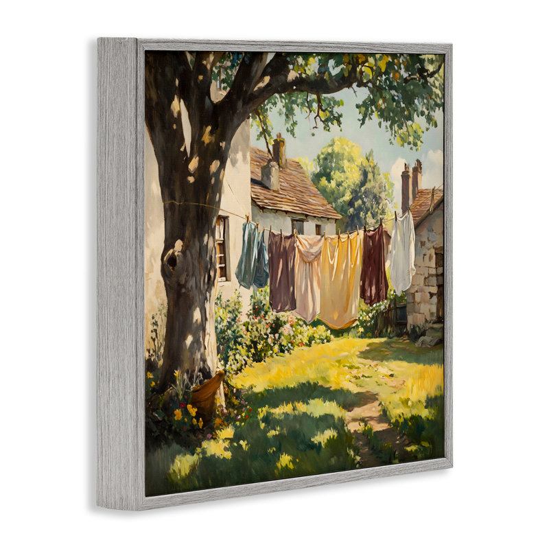 Giclée encadrée de style champêtre, conçue par Creative Studio, Estampe numérique Farmhouse, H 17 po x l 17 po