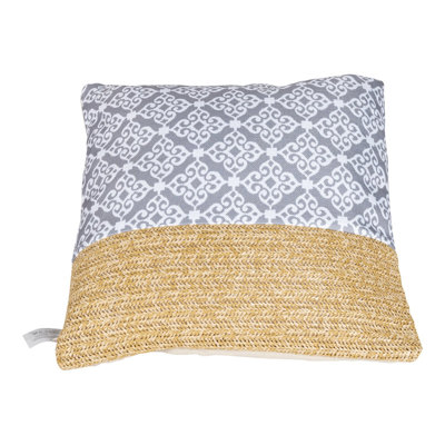 Redmayne Trellis Blue Square Scatter Cushion Cushion With Filling