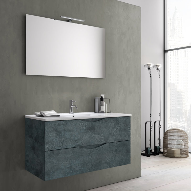 Stadfeld Oslo 3 of Pieces 800mm Vanity with Basin and Mirror, Other