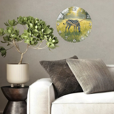 Horloge murale Zebra