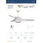 Deidra 127cm Ceiling Fan with LED Lights-246055413
