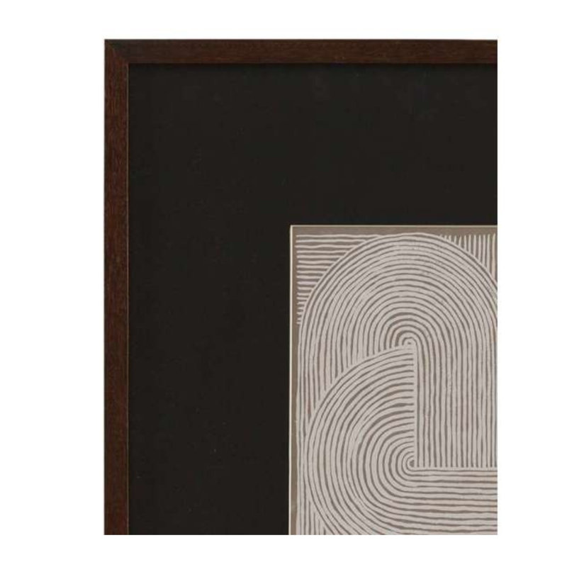 Neutral Strokes IV, reproduction encadrée