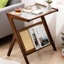 Table de chevet marron - Compacte et élégante pour les petits espaces, polyvalente avec un grand espace de rangement, marron, Design Space