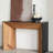 Black Solid Wood Freestanding Fireplace