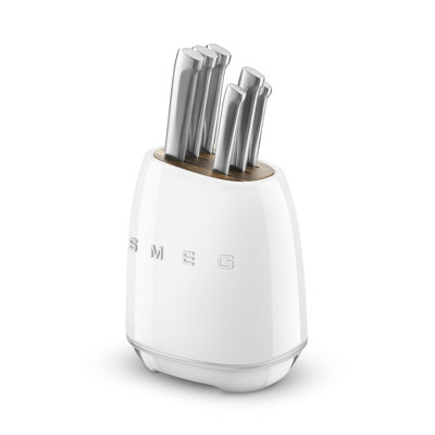 SMEG 7-Piece Kitchen Knife Block Set