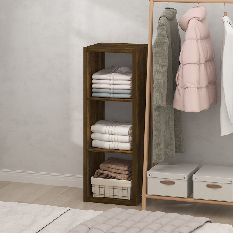 Heddy Shelving Unit, Amber Pine