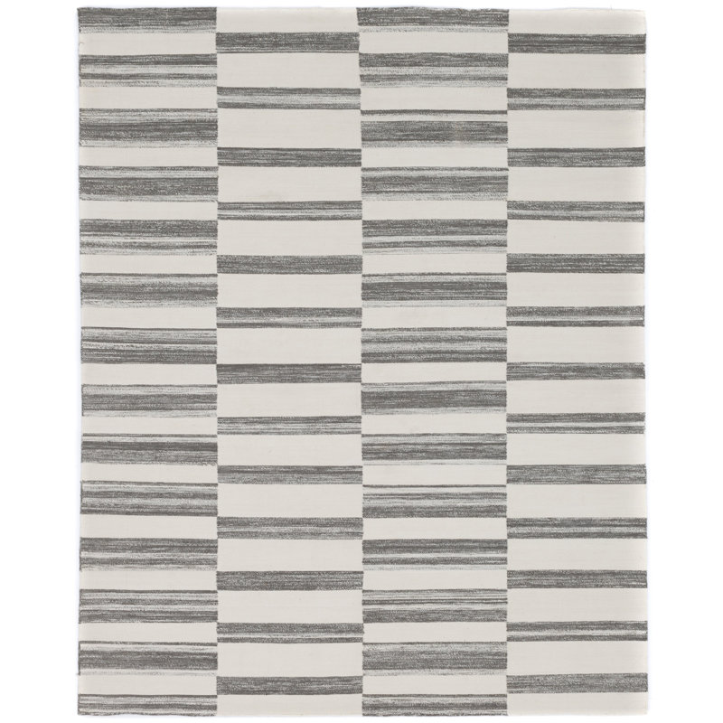 Kendi, Rectangle 6' x 9', Silver