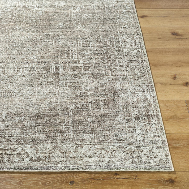 Galey Alix x Livabliss Collins Avenue VII Indoor Machine Woven Area Rug, Rectangle 5'2" x 7', Sage