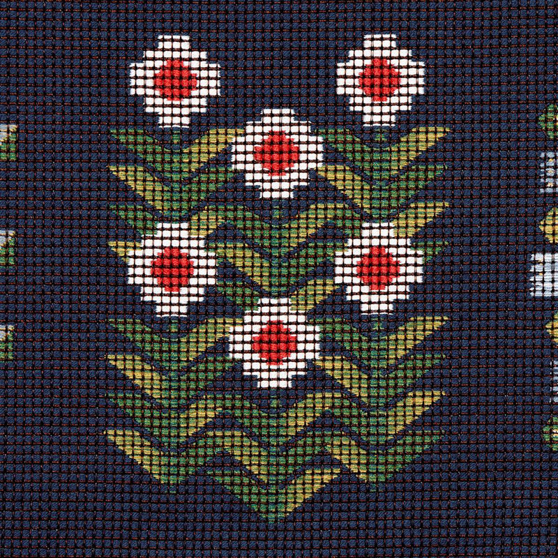 Tissu de tapisserie Annika, Bleu marine