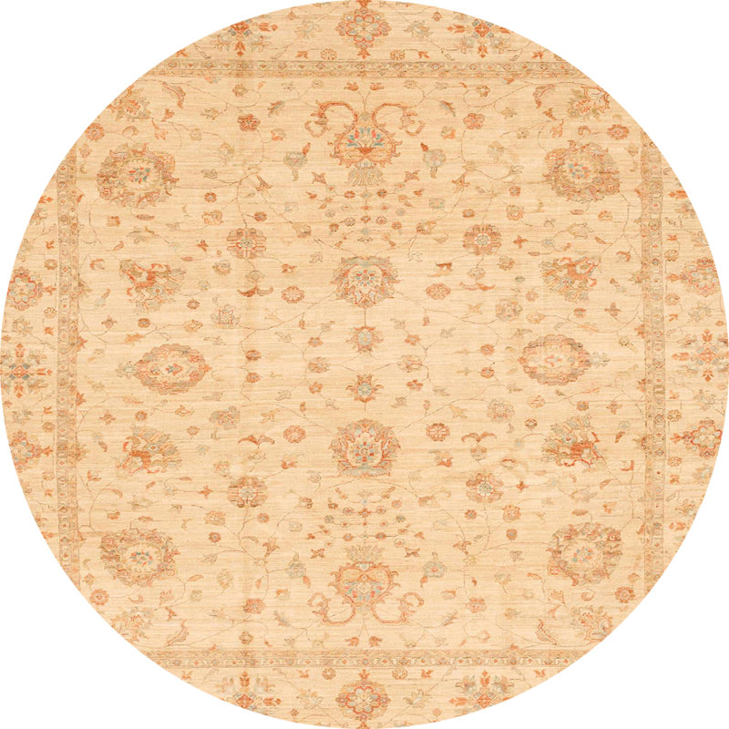 Tapis abstrait moderne 3978, Rond 3 pi