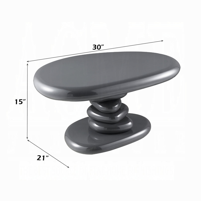 Charlene End Table, 15" H x 30" W x 15" D