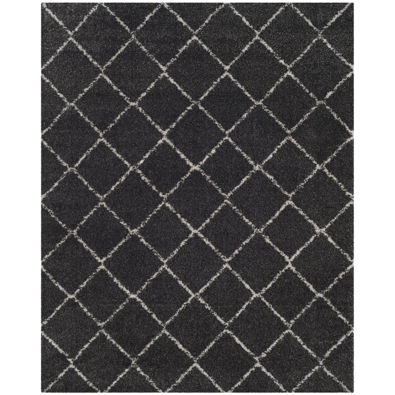Stoneham Geometric Hand Woven Area Rug, Rectangle 201 x 279 cm