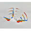 Lucite Rainbow Bookends