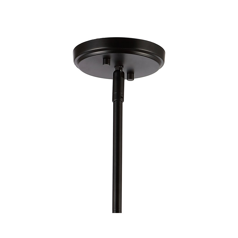 Lustre géométrique de style bougie, H 21,75 po x l 26,75 po x P 26,75 po