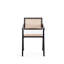 Armchair In Black And Natural