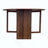 Round Drop Leaf Folding Dining Table,Space-Saving Convertible Dinner Table, Modern Multifunctional Collapsible Table for Small Spaces, Apartments