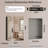 24" W X 30" H Surface or Recessed Mount Medicine Cabinet with Mirror, Aluminum Frame and Adjustable Tempered Glass Shelves for Makeup, Shaving or Bathroom Vanity Storage-1408965928-1408965930