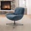 Fauteuil d'appoint rotatif moderne en chenille l 28 po-1412056462