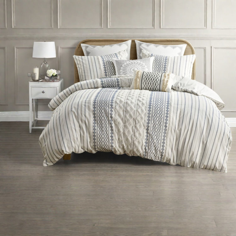 Ensembles de literie pour lit double en coton doux, maison de chambre à coucher moderne en chenille