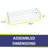11 lb. 35.5 " Rectangle Glass Frame Guard