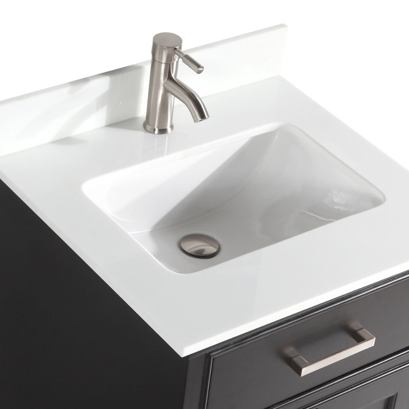 Phoenix 30" Single Bathroom Vanity Set with Mirror, Espresso