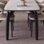 Table et chaise de salle à manger légère et luxueuse-109703136