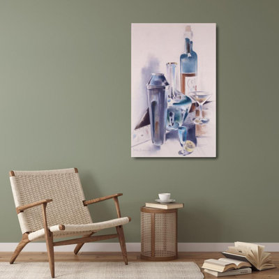 «Hospitality» par Preston Dickinson - Art mural sur toile tendue avec châssis