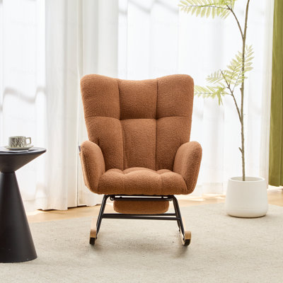 Ensemble de chaise berçante et berçante à oreilles Teddy