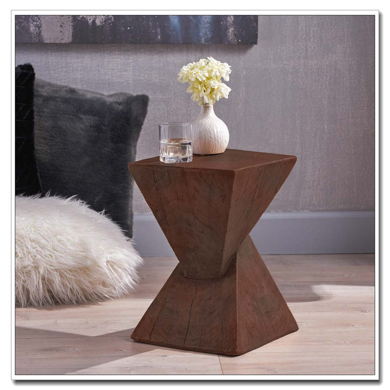 Table d'appoint TESS Modern, Marron foncé