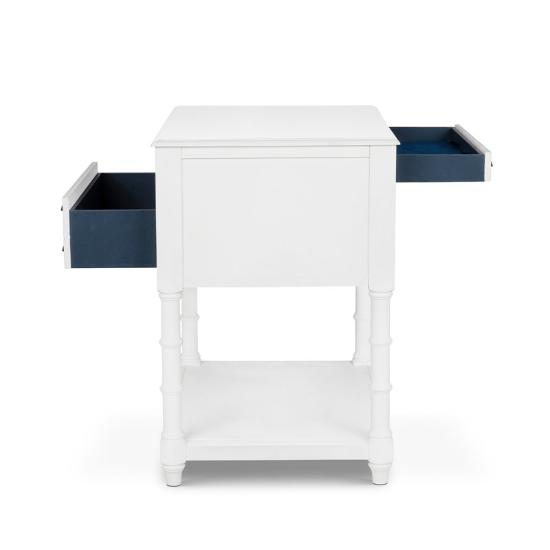 Bimini Kitchen Island, Driftwood, White