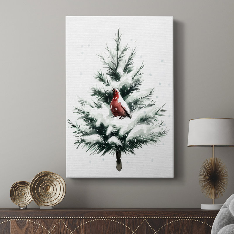 Art des Fêtes de Noël CDxxviii - galerie sur mesure Cavas, H 36 po x l 24 po