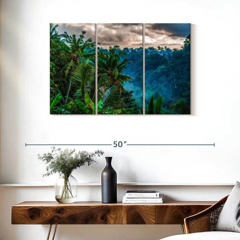Alvord Ubud Tropical Palm Forest, 24" H x 38" W