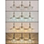 Éclairage pour meuble-lavabo de salle de bain à trois lumières de style rétro au fini nickel-923246559