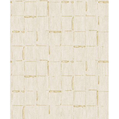 Geometric Lines 1m x 53cm Metallic Wallpaper Roll