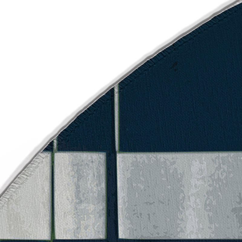 Interstellar Path Indoor And Outdoor Area Rug, Round 5'