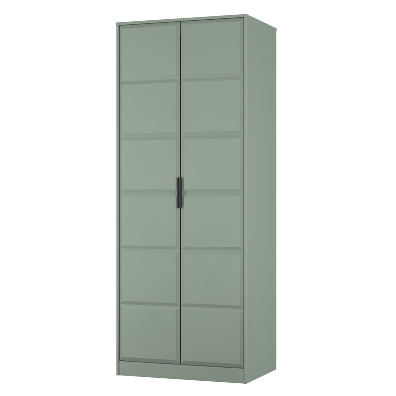 Besian 2 Door Wardrobe , Reed Green